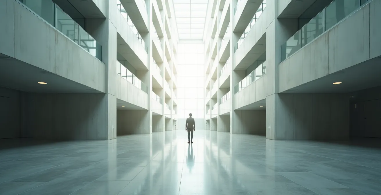 Corporate decision-makers evaluating strategic options between asset disposition and refinancing during market volatility