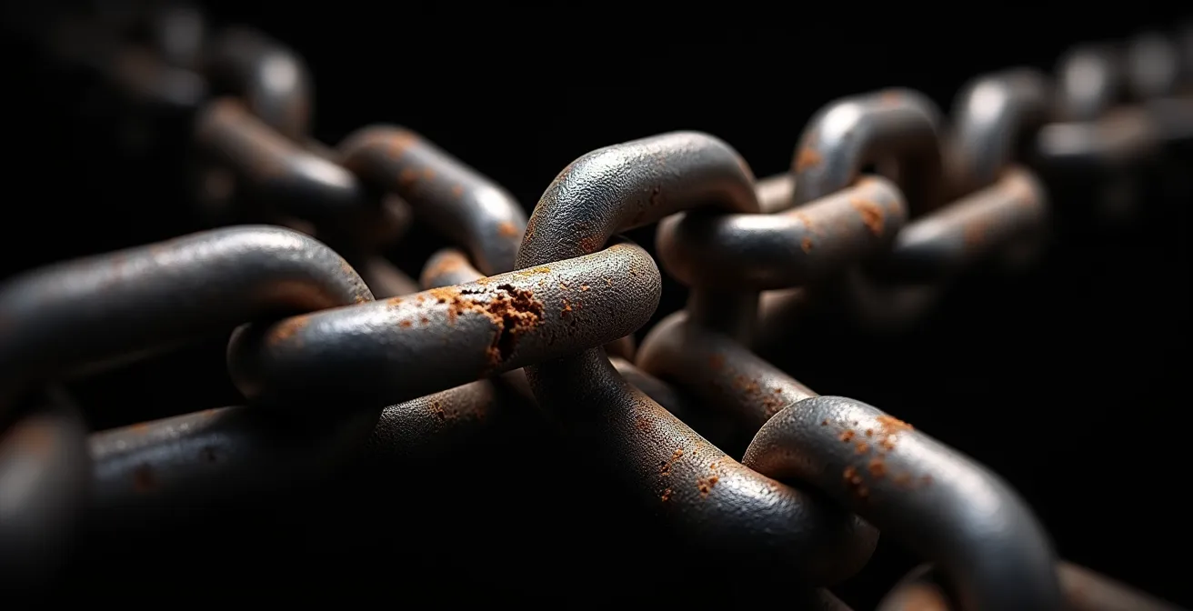 Abstract visualization of underperforming real estate assets impacting corporate valuation