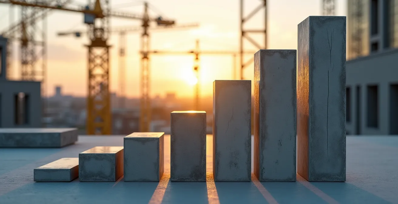 Timeline visualization of construction milestone payments