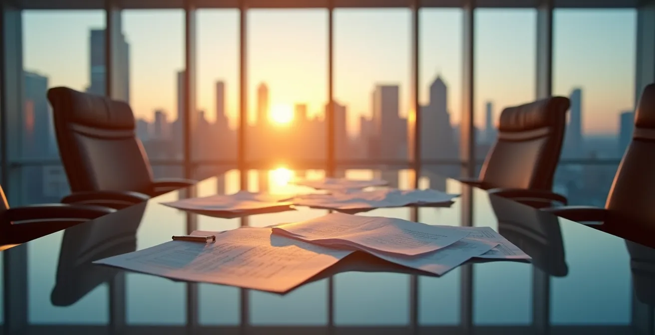 Strategic decision framework comparing paper loss versus solvency crisis scenarios