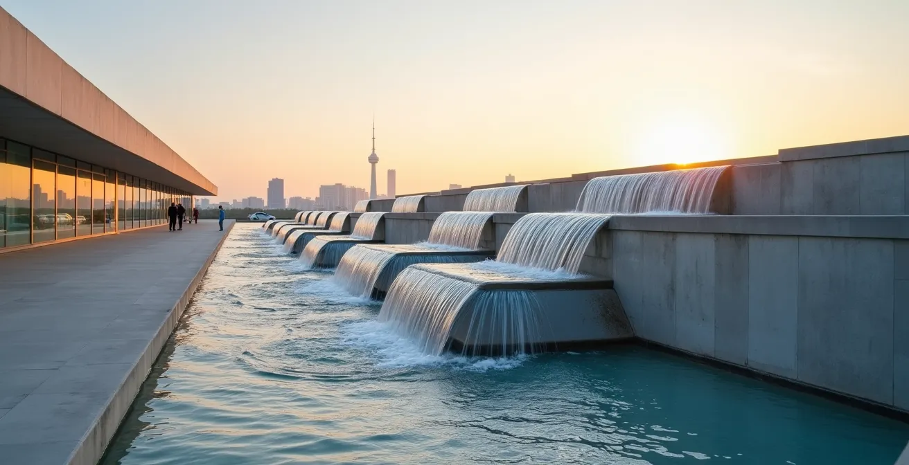 Multi-level abstract structure representing liquidity layers in investment portfolio